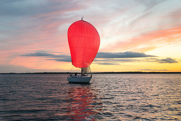 Spinnaker Sunset