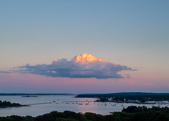 Over Wickford Harbor